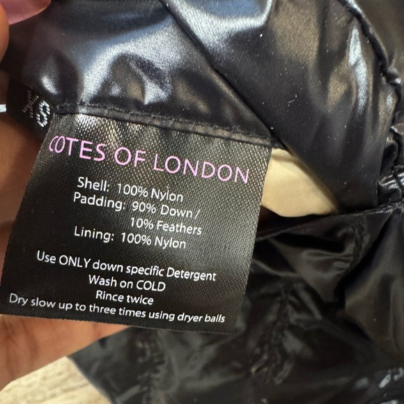 COTES OF LONDON— reversible high shine jacket - Picture 4 of 9